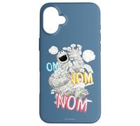 Sesame Street Cookie Monster Om Nom Nom Nom Carcasa para iPhone 16 Plus