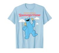 Sesame Street Cookie Monster Verano Dulce Clásico Sol Camiseta