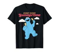 Sesame Street Cookie Monster Verano Dulce Sol Clásico Camiseta