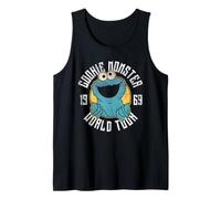 Sesame Street Cookie Monster World Tour Camiseta sin Mangas