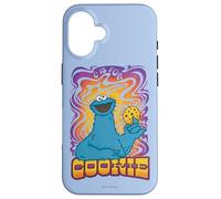 Sesame Street Cookie Psychedelic Monster C Is For Cookie Carcasa para iPhone 16