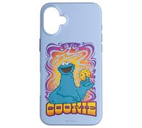 Sesame Street Cookie Psychedelic Monster C Is For Cookie Carcasa para iPhone 16 Plus