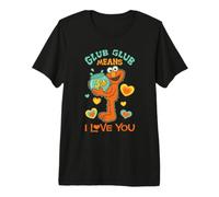 Sesame Street Elmo and Goldie, Glub Glub I Love You Camiseta Premium