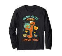 Sesame Street Elmo and Goldie, Glub Glub I Love You Manga Larga
