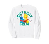 Sesame Street Elmo Big Bird Cookie Monster Birthday Crew Sudadera