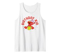 Sesame Street Elmo Birthday Kid Camiseta sin Mangas
