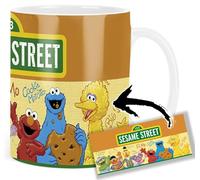 Sesame Street Elmo Cookie Monster Bert Ernie Taza Ceramica Mug