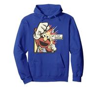 Sesame Street Elmo E o The Rescue, Sesame Street Sudadera con Capucha, Unisex para Adultos, Azul Real, M