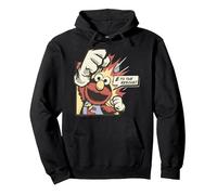 Sesame Street Elmo E o The Rescue, Sesame Street Sudadera con Capucha, Unisex para Adultos, Negro, S