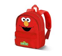 Sesame Street Elmo Face-Joy - Mochila preescolar, color rojo, 22 x 27 cm, capacidad 5 L