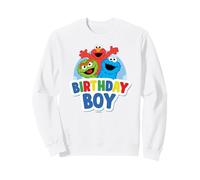 Sesame Street Elmo Oscar Cookie Monster Birthday Boy Sudadera