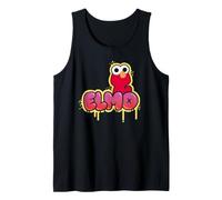 Sesame Street Elmo Simple Graffiti Tag Camiseta sin Mangas