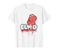 Sesame Street Elmo Simple Spray Paint Graffiti Tag Camiseta