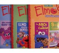 Sesame Street Elmo's Favorite Stories ~ 3 Book Learning Set with 6 Stories (2011)