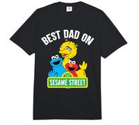 Sesame Street Father's Day Best Dad On Sesame Street Comfort Colors Adult Heavyweight T-Shirt