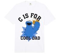 Sesame Street Father's Day C Is For Cool Dad Comfort Colors Adult Heavyweight T-Shirt