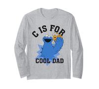 Sesame Street Father's Day C Is For Cool Dad Manga Larga