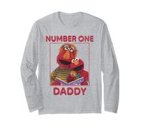 Sesame Street Father's Day Number One Daddy Manga Larga
