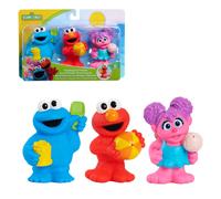 Sesame Street Floating Fun Friends 3Piece Set Water Squirters Bath and Pool Toys Kids Toys for Ages 2 Up by Just Play