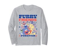 Sesame Street Furry Friends Forever Group Manga Larga