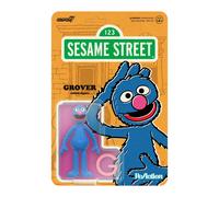 Sesame Street Grover 3 3/4-Inch Reaction Figure ACC NUEVO