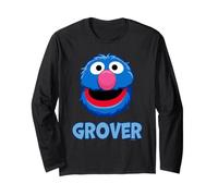 Sesame Street Head Grover Manga Larga