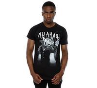 Sesame Street hombre Count Von Count Ah Ah Ah Camiseta XX-Large Negro