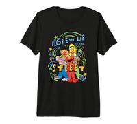 Sesame Street I Grew Up on The Street Camiseta Premium