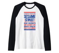 Sesame Street Legends Since 1969 Headline Poster Camiseta Manga Raglan
