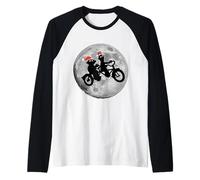 Sesame Street Moon Bikers Navidad Barrio Sésamo Camiseta Manga Raglan
