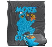 Sesame Street More Cookies Officially Licensed Silky Touch Super Soft Throw Blanket 152 x 127 cm