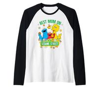 Sesame Street Mother's Day Best Mom On Sesame Street Camiseta Manga Raglan