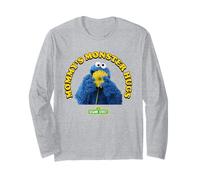Sesame Street Mother's Day Mommy Cookie Monster Hugs Manga Larga