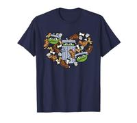 Sesame Street Oscar Hearty Coloured, Barrio Sésamo Camiseta