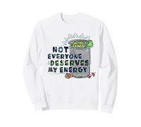 Sesame Street Oscar Not Everyone Deserves My Energy Sudadera