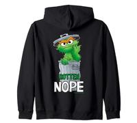 Sesame Street Oscar Rotten Nope, Barrio Sésamo Sudadera con Capucha