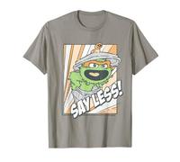 Sesame Street Oscar Say Less Shout Camiseta