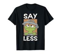 Sesame Street Oscar Say Less Square Camiseta