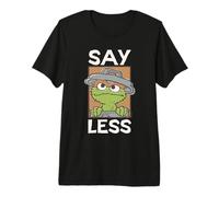 Sesame Street Oscar Say Less Square Camiseta Premium