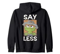 Sesame Street Oscar Say Less Square Sudadera con Capucha