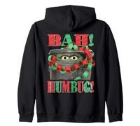 Sesame Street Oscar The Grouch Bah Humbug Christmas Sudadera con Capucha