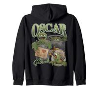 Sesame Street Oscar The Grouch Bootleg Style Sudadera con Capucha