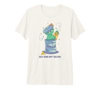 Sesame Street Oscar The Grouch Self-Care Isn'T Selfish Camiseta Premium