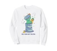Sesame Street Oscar The Grouch Self-Care Isn'T Selfish Sudadera