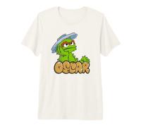 Sesame Street Oscar The Grouch Simple Graffiti Tag Camiseta Premium