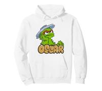 Sesame Street Oscar The Grouch Simple Graffiti Tag Sudadera con Capucha