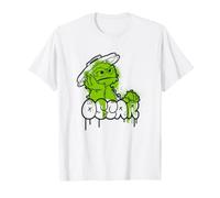 Sesame Street Oscar The Grouch Spray Paint Graffiti Tag Camiseta