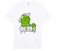 Sesame Street Oscar The Grouch Spray Paint Graffiti Tag Comfort Colors Adult Heavyweight T-Shirt