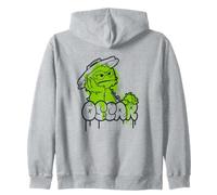 Sesame Street Oscar The Grouch Spray Paint Graffiti Tag Sudadera con Capucha