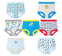 Sesame Street Pantalones de entrenamiento unisex para niños pequeños con Elmo, monstruo de galletas y pájaro grande con calcomanías y tabla de éxito, Paquete de 7 pantalones de entrenamiento Cookie